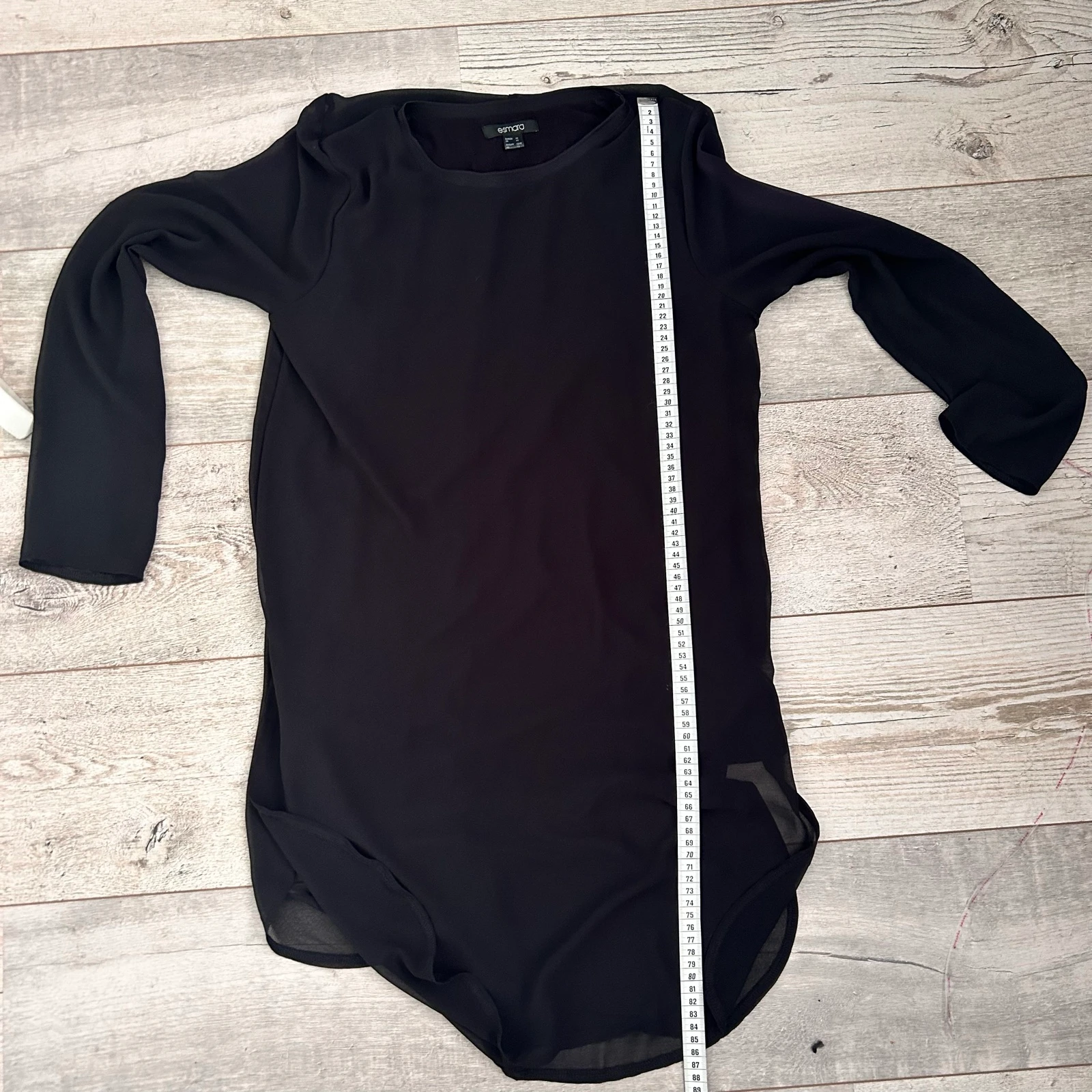 Esmara Túnica Top Negro Transparente - Talla M (38) – photo 9